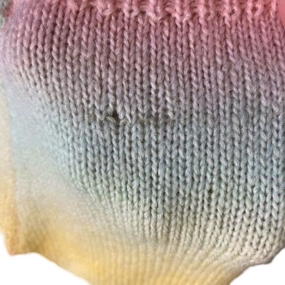 NWT More To Come Evie Halter Knit Dress in Yellow Multi stripe Revolve M - Picture 5 of 9